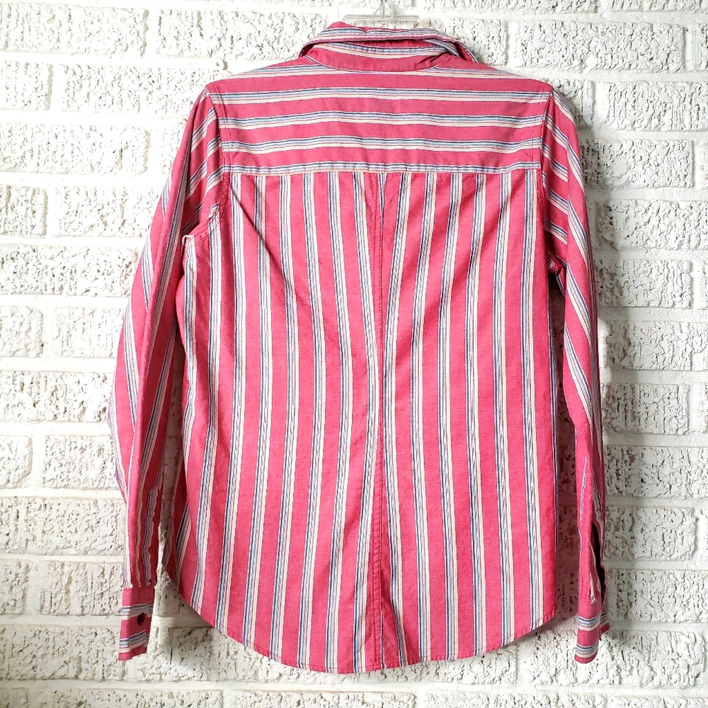 Pendleton Red Multi Stripe Button Down - image 2